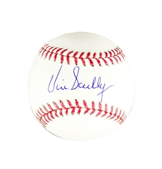 Vin Scully Single-Signed Official Major League Baseball